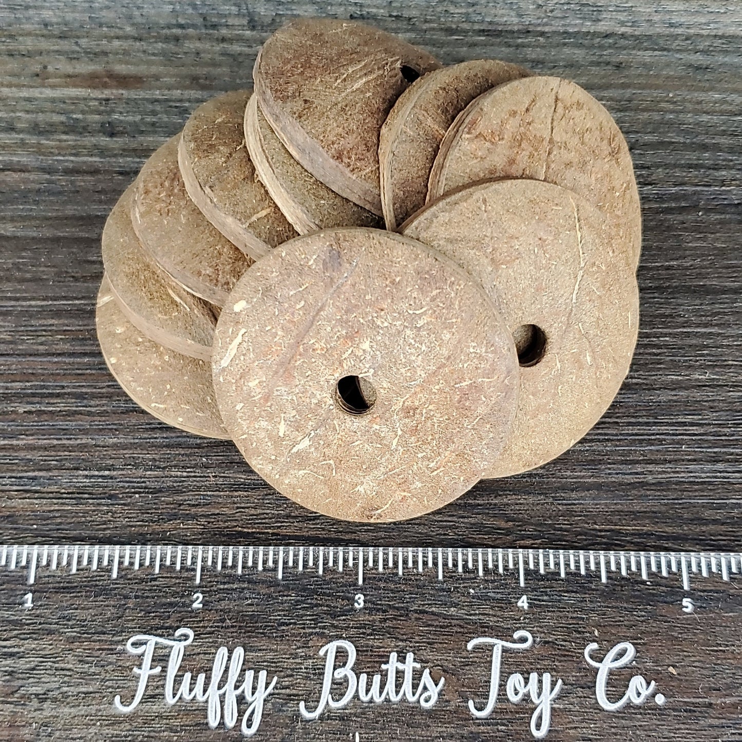 1.75" Coconut Rounds - 10 Pack