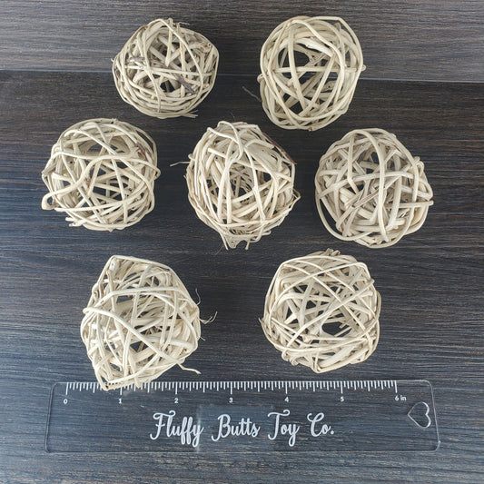 2" Natural Willow Balls