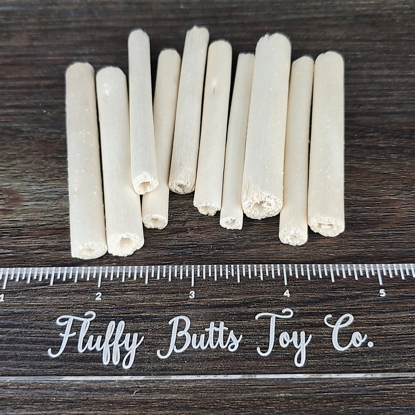 Natural Jute Sticks Without Bark - 10 Pack - Safe chews for guinea pigs, bunny rabbits, chinchillas, rats and other small animals