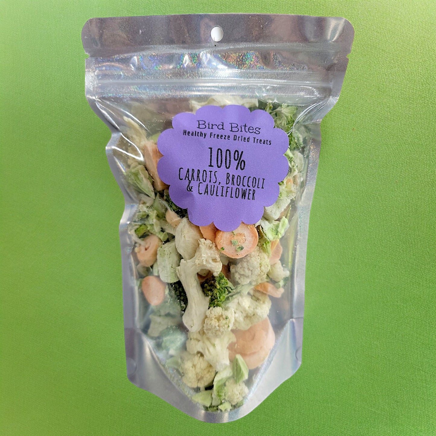 CARROTS, BROCCOLI & CAULIFLOWER! Preservative-Free Treats for Rabbits and Other Small Pets