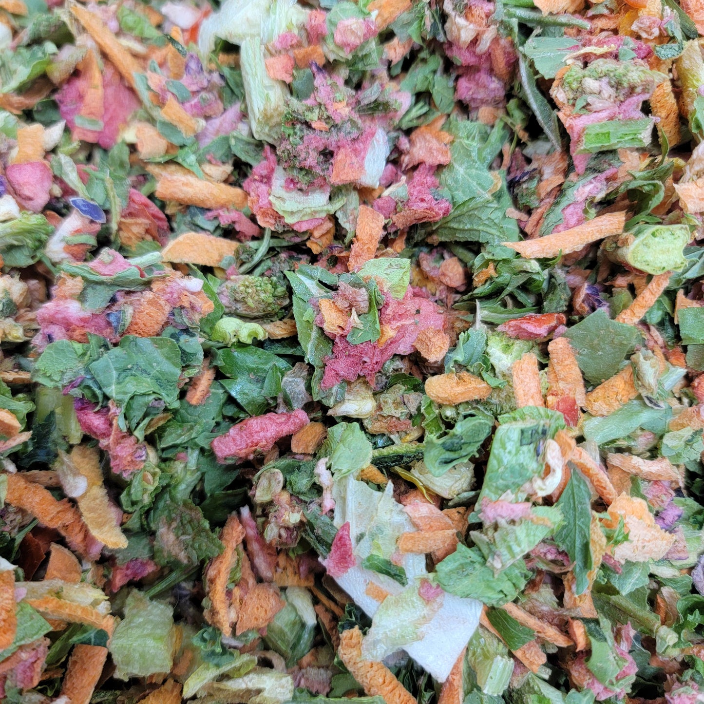 Garden Party - Freeze Dried Hay & Pellet Topper - 5 Flavors to Choose From!